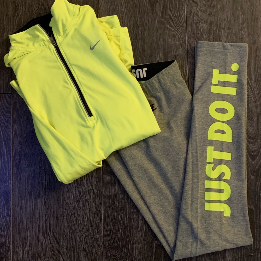 Nike Dri-Fit Neon Green Bundle